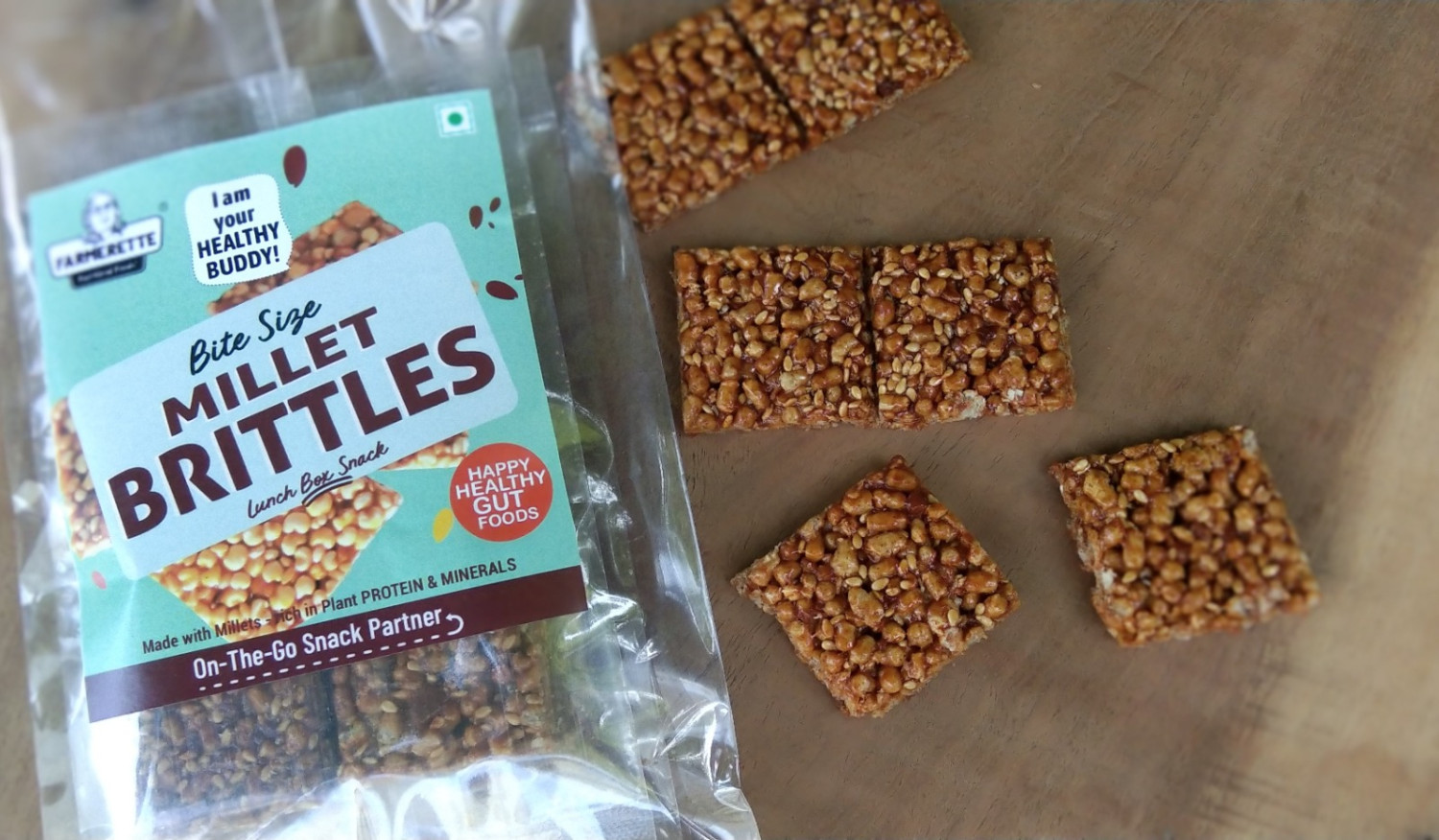 Bite Size MILLET BRITTLES