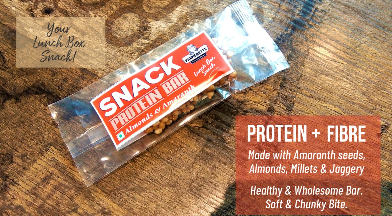 PROTEIN + FIBRE SNACK Almonds & Amaranth